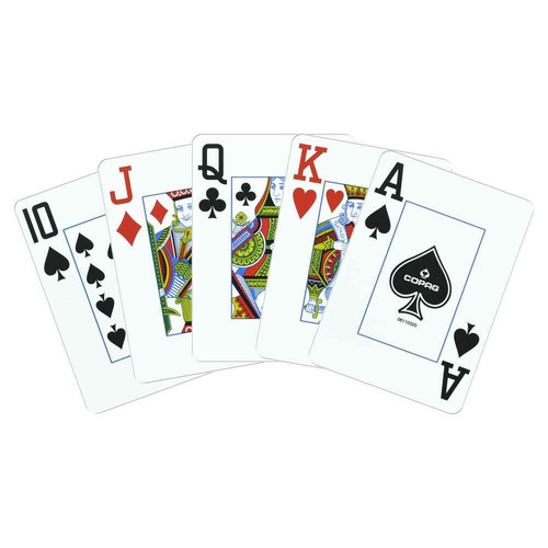 New COPAG Export Poker Size Jumbo Index Plastic Playing Cards FREE CUT CARD