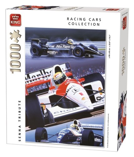1000 Piece Formula One 1 Racing Cars Jigsaw Puzzle AYRTON SENNA TRIBUTE 05628