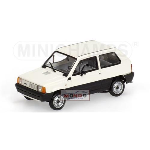 Fiat Panda 34 White 1980 Minichamps Neutral Box 1:43 433121400 Modellino