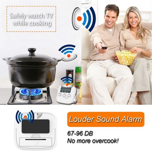 2 Cronometro Cocina Temporizador Digital Multi Uso Para Cocinar Hornear Deportes