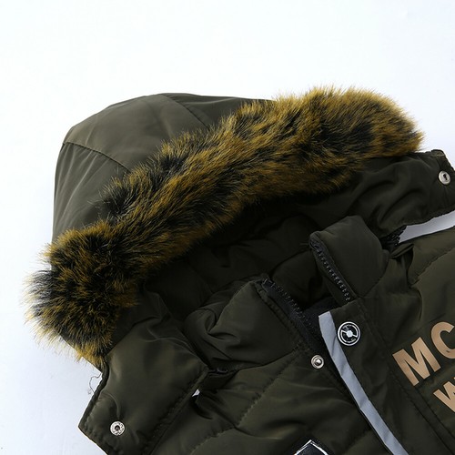 Children Kids Coat Boys Girls Solid Winter Warm Thick Coat Padded Jacket Clothes