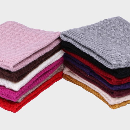 Baby Kids Boys Girls Autumn Winter Collar Scarf O Ring Neck Warm Knitted Scarves