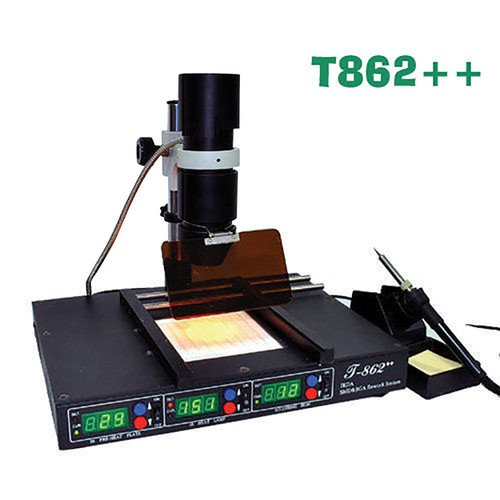 BGA rilavorazione stazione Saldante SMD SMT IRDA Welder Rework Station T862+