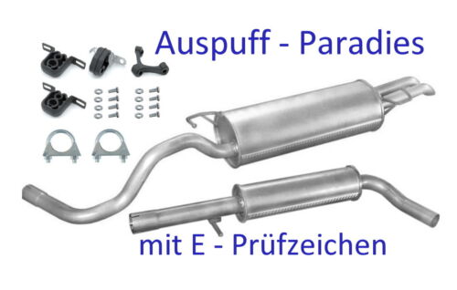 /& Kombi Typ 1J2 /& 1J6 Anbaukit Abgasanlage Auspuff VW Bora 1.6 /& 1.6 16V Limo