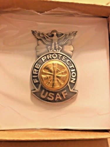 MARSHAL BADGE Mini 2/" Boxed USAF Department CHIEF