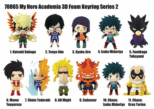 Funimation My Hero Academia Series 2 3D Bag Clip Blind Bag 1 random pc