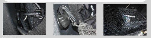 4 Hook Car Trunk Cargo Luggage Net Holder net hold 70*70CM for Jeep Compass