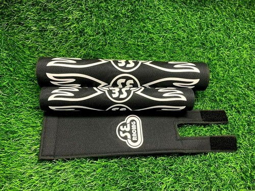 PK RIPPER Pad Set frame handlebars bar Stem bmx Re Made Black white