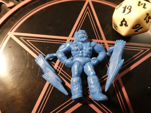 KINNIKUMAN MUSCLE MEN KINKESHI BLUE PVC JAPANESE FIGURE//FIGURINE JAPAN ** #029