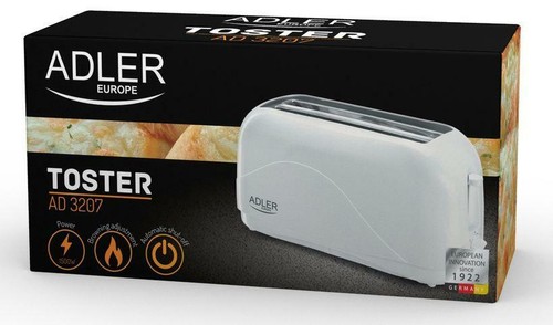 Adler Toster Adler AD 3207 1500W; kolor biały
