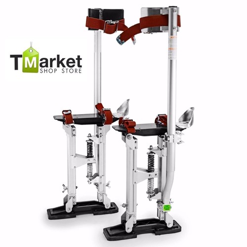 Aluminum Drywall Stilts Pro 24/" 40/" Sturdy Stand Professionals Lightweight USA