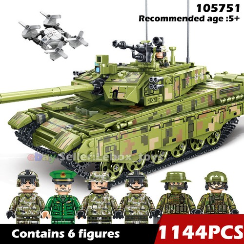 SEMBO Building Blocks Military Vehicle Type 99A Main Battle Tank Bricks Boy Toys