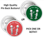 Social Distancing 6ft For Safety 2.25/" or 3/" Pinback Buttons Pins Flu Awareness
