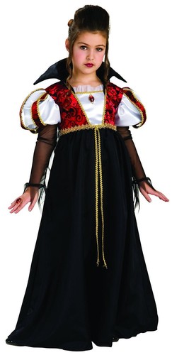 Les filles royal Vampira Vampire Dracula Halloween Costume Robe fantaisie enfant costume