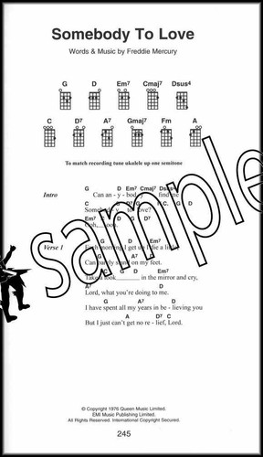 The Little Black Ukulele Songbook Chord Song Book Abba Queen SAME DAY DISPATCH