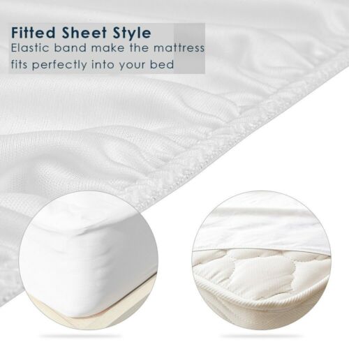 100/% étanche housse en coton Bed Bug Anti Acariens Matelas Protecteur Feuille