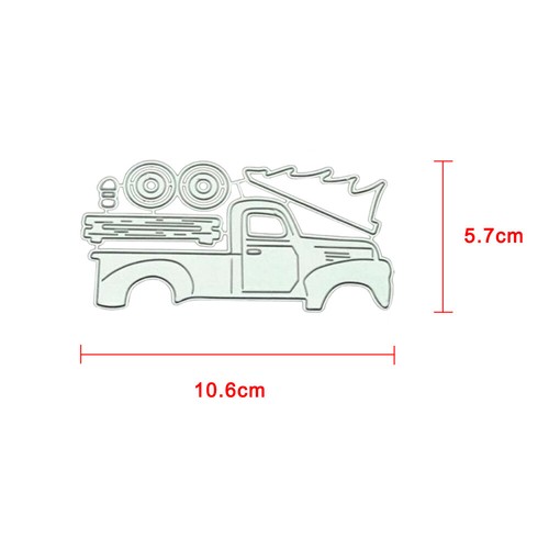 Cute Truck Metal Cutting Dies Stencil Scrapbooking Album Paper Card Craft DIY