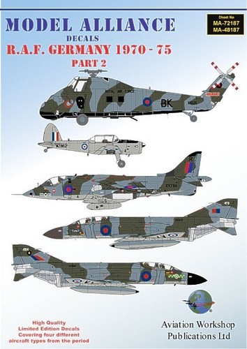 MODEL ALLIANCE 1//48 RAF in Deutschland 1970-75 Teil 2 #48187