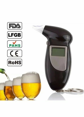 Alcohol Breath Tester Breathalyser Tester Detector LCD Digital Brand New