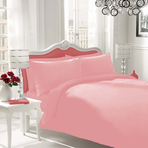 ASM Plain Dyed Duvet Set Cover Bedding Set Pillow cases