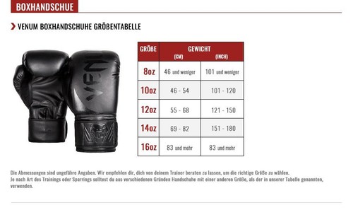 Venum Challenger 3.0 Boxhandschuhe Weiss//Schwarz Boxen Kickboxen MMA Handschuhe