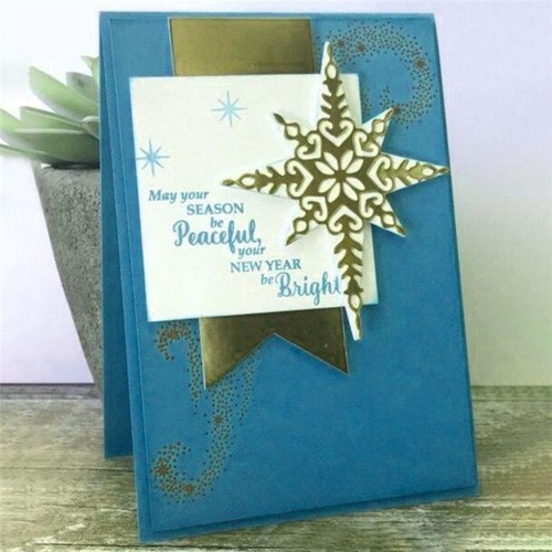 7pcs//lot Christmas Metal Cutting Dies Scrapbooking Stencil Card Embossing Craft