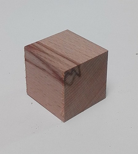 1 holzwürfel 48x48mm Stark planche de bois sondermaße. Meetings massivement kernbuche