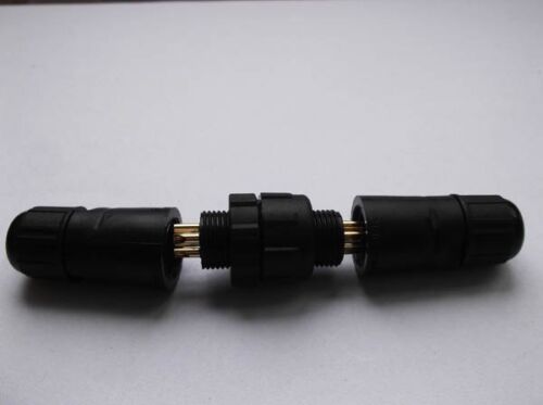 Ip68 Impermeable grado 6 Pines Impermeable enchufe y zócalo Cable Conector 