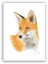 /'RED FOX/' WILDLIFE GREETINGS CARD Print From Original Drawing By Joanne T Kell