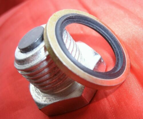 New P6 Rover P6B V8 Engine Sump Magnetic DRAIN PLUG /& WASHER set.