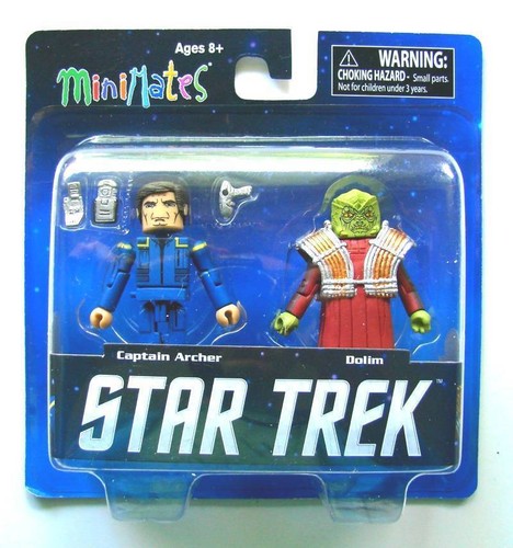 Star Trek Minimates Legacy Collection Assortiment de 8 Figurines