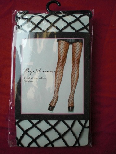 netzstrumpfhose schwarz großmaschig Leg Avenue one size