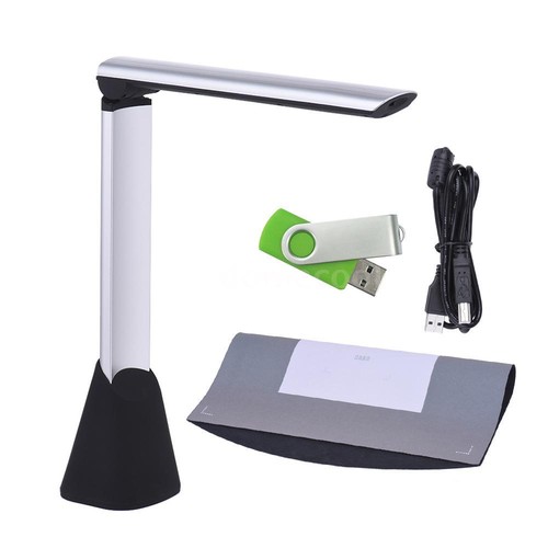 10MP HD Camera High Speed Scanner A4 Document Photo Book ID 4pcs LED Scan B7A8