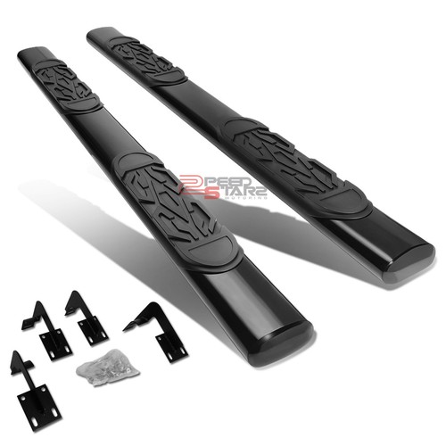 FOR 99-16 F250-F550 SUPERDUTY CREW CAB 6/"BLACK OVAL SIDE ASSIST STEP BAR RAIL