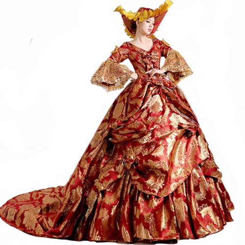 Victorian Medieval Renaissance Costume Marie Antoinette Theater Women/'s Dress