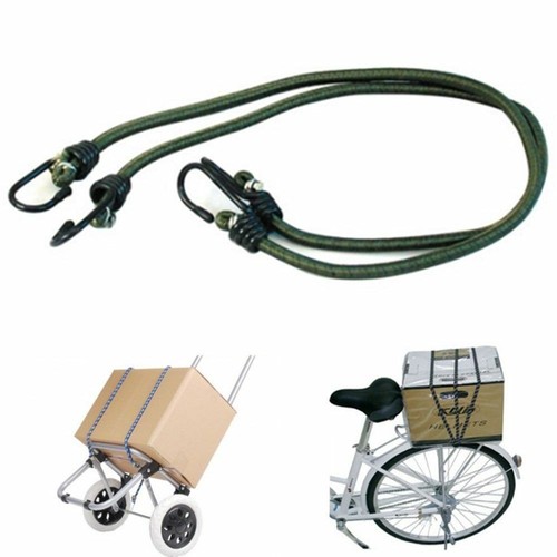 Heavy Duty Elastic Military Bungee Cords Army Basha Straps Hook Luggage Tie Down