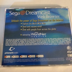 SEGA Dreamcast Web Browser (Sega Dreamcast) 1999; CIB Complete