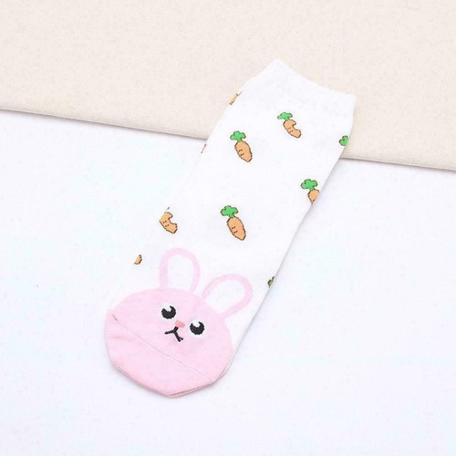 1 Paar Mode Dame schöne süße Katze Socken Tier Cartoon Baumwollsocken h S6H8