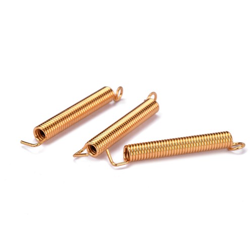 3 Stück E-Gitarren-Tremolo-Brückenfedern für Bridge Golden