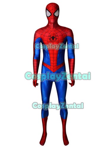 PS4 Classic Spider-Man Cosplay Costume Lycra 3D Print Spiderman Zentai Bodysuit