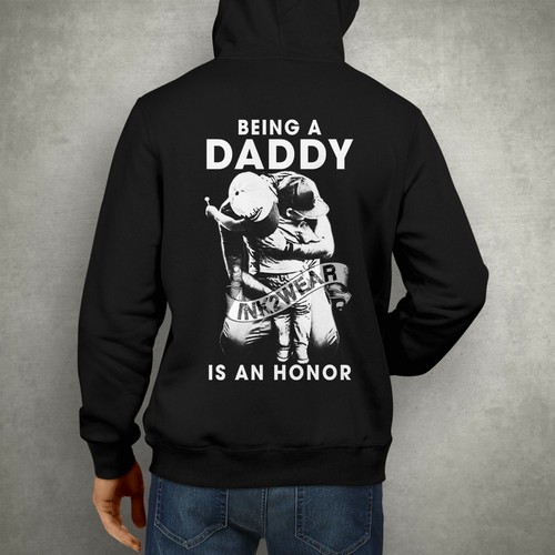 Being a Daddy Proud Dad Single Daddy,/" Printed on the back side/" Divorce Daddy
