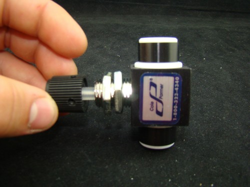 Cole Palmer Needle Valve 1//8/" NPTF Teflon J06393-60