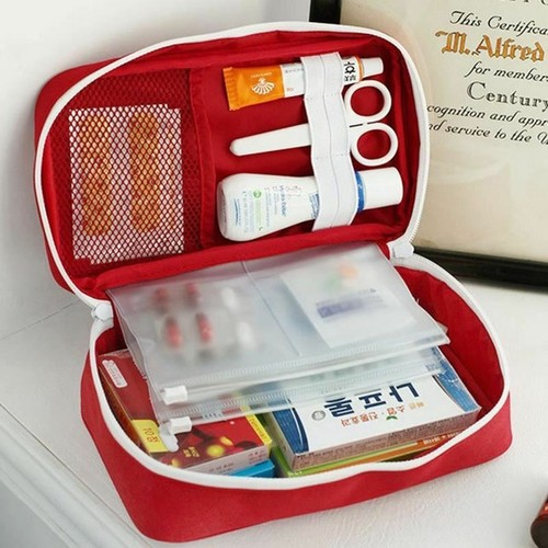 KIT di pronto soccorso di emergenza Medica Viaggio Auto Impermeabile All/'aperto Sopravvivenza Borsa Vuota