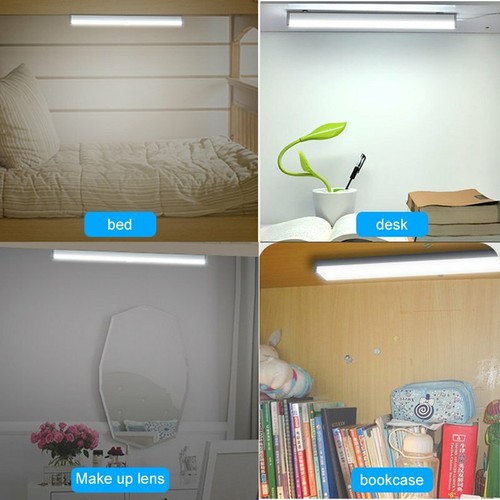 2Pc 40LED Closet Light Under Cabinet Wardrobe Kitchen Bar Stair Lamp Night Light