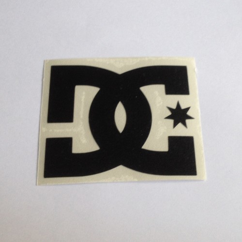 ST-D022 Adesivo Sticker DC SHOES Nero giallo Verde Rosa Argento