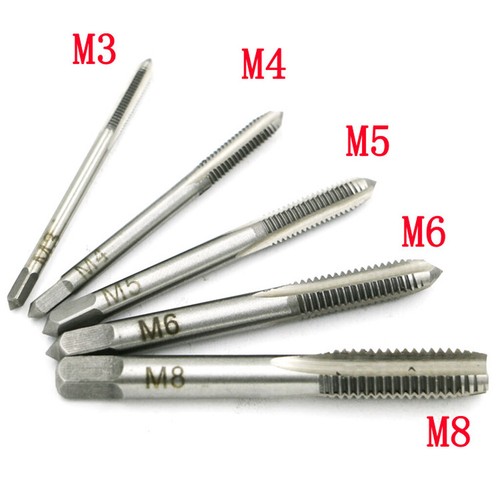 5pz Maschi Per Filettare M3-M8 Vite Rubinetto A Spirale Utensile Da Taglio