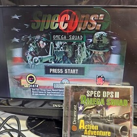 Spec Ops II: Omega Squad (Sega Dreamcast, 2000) Game Case Manual - Tested