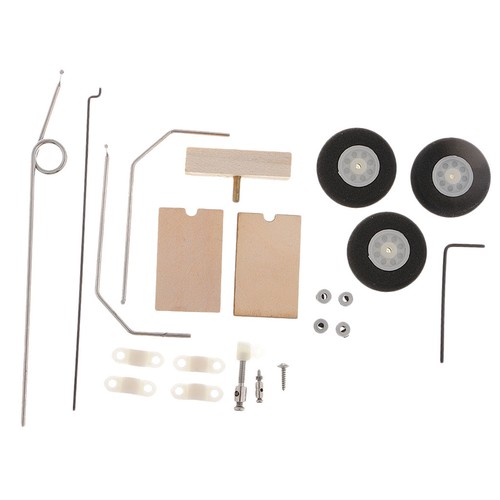 Fix Wings Plane Aeroplane Landing Gear Wheel Kits DIY for Hobbies Model Fans