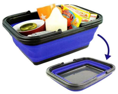 Pliable Chariot silicone sac à provisions Camping Bol Panier son couffin