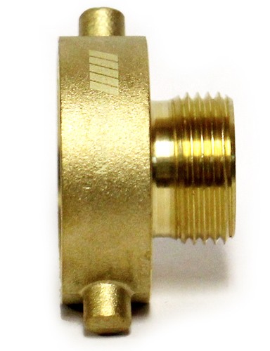 NNI FIRE HYDRANT BRASS ADAPTER 1-1//2/" Female NST NH x 1/" NPSH Male HSR-1510N